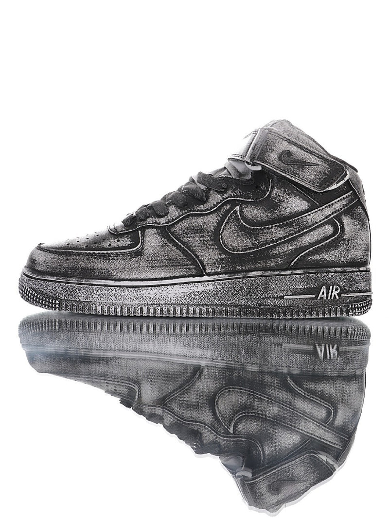 Nike Air Force 1 07 tief handbemalt Modern Customs Schweiz